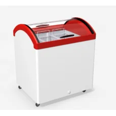 Морозильна скриня лар з гнутим склом JUKA N200V